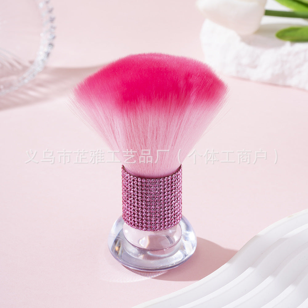 Wholesale Diamond mushroom head loose powder brush makeup brush cleaning brush tool blush brush nail art dust brush